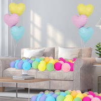 宝興産 バルーンマルシェ バルーンデコレーションキット マジカルマカロン 1袋(ゴム風船40個入) 0723010008 1セット(1袋×12)