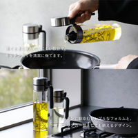 atomico 耐熱ガラス密閉オイルボトル M 容量300mL 1個 ワンタッチ式 熱湯消毒OK シービージャパン