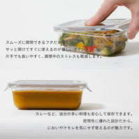 耐熱ガラス 2P 保存容器M 500ｍL 1個（2個セット） 電子レンジ・食洗器対応 シービージャパン