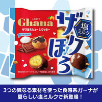 チョコレート菓子 ガーナ　ザクほろシュー＆クッキー　塩ミルク　ポップジョイ　26g 1セット（1個×6）