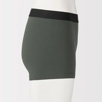 無印良品 メンズ 紳士 綿天竺 前閉じボクサーパンツ 紳士Ｍ グリーン 良品計画