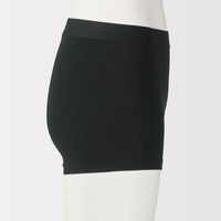 無印良品 メンズ 紳士 綿天竺 前閉じボクサーパンツ 紳士Ｓ 黒 良品計画