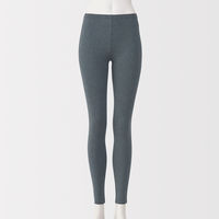 無印良品 レディース 婦人 ストレッチ天竺編み レギンス 十分丈 婦人Ｌ チャコールグレー 良品計画