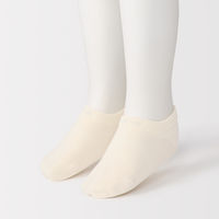 無印良品 キッズ 足なり直角 スニーカーイン（３足組） １５～１９ｃｍ 生成・ピンク・グレー 良品計画