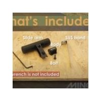 箕浦 339ー3251ー01 SGSー500EBW アクセサリホルダ EBWーBANDタイプ 1セット(2個)（直送品）