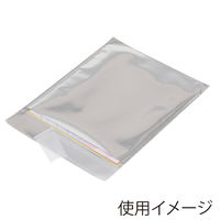 【アルミ蒸着袋】シモジマ HEIKO アルミ蒸着袋(テープ付き) Ｔ 13-14.5 シルバー 1袋(100枚入) 006794710