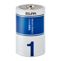 朝日電器 アルカリ乾電池 単1形 10年保存 防災 LR20-AD4SBS 1パック(4本入)