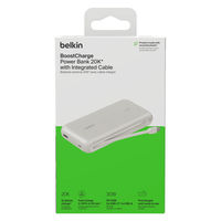 BELKIN 30W20000mAh ケーブル内蔵モバイルバッテリー BPB024FQWH 1個