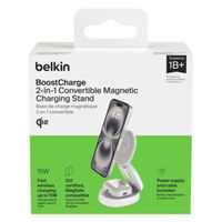 BELKIN Qi2 2ーinー1 ワイヤレス充電スタンド WIZ035DQWH 1個