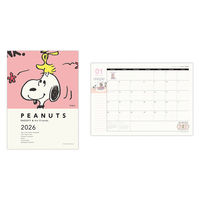 日本ホールマーク 【2026年版】ダイアリー A5 月間 スヌーピー/スマイル 月曜始まり 845667 1冊（直送品）