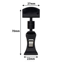 伊藤忠リーテイルリンク クリップホルダー カード差し付　ブラック V0801ーBK　1セット（1袋(10個入)×3） オリジナル