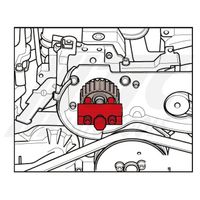 JTC ハイプレッシャーポンププーリーリムーバー JTC6727 1個（直送品）