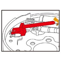 JTC VAG ドラムブレーキクリップツール JTC6324 1個（直送品）