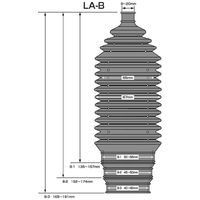 JTC ステアリングブーツBタイプ1個 LA-B-1X 1個（直送品）