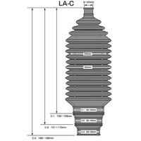 JTC ステアリングブーツCタイプ1個 LA-C-1X 1個（直送品）