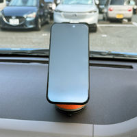 MagSafe対応 車載ホルダー ダッシュボード用 真空吸着固定 Bタイプ ブラック MagSafe非対応機種・ケースも使える 車体固定補助（直送品）