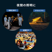 サンワサプライ  LED投光器（三脚付き・ソーラー充電・防水） LED-FL3（直送品）