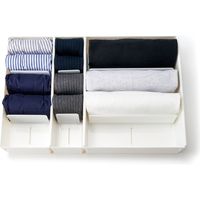 吉川国工業所 さっ取りシリーズ 靴下ケース ホワイト ST-01 1セット(1個×10)