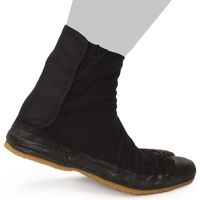 莊快堂 荘快　軽快たび　小馳5枚　黒　24ｃｍ 1845129003 1足（直送品）