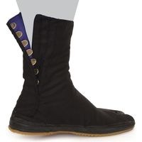 莊快堂 荘快　軽快たび　小馳10枚　黒　25ｃｍ 1846232005 1足（直送品）