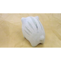 いよせき いのしし 猪 置物 〈ミドリ色〉80×50×H55mm 011316-g 1個（直送品）