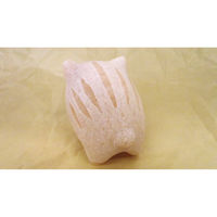 いよせき いのしし 猪 置物 〈オレンジ色〉80×50×H55mm 011316-o 1個（直送品）