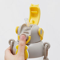 スケーター PSB5TRC ラバーマスコット付ストローボトル 【くまのプーさん】 695230-PRMC7ST 1個（直送品）