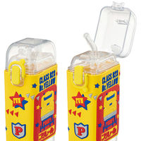 スケーター PSQ3ST スクエアストローボトル S 【プラレール ドクターイエロー】 699184-PSQ3ST 1個（直送品）