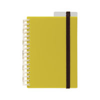 リヒトラブ カスタマイズ オープンリングノート ゴムバンド付き下じき A6 乳白 N2924-1 1枚