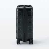 無印良品 バーを自由に調節できる ハードキャリーケース ２０Ｌ タテ４７×ヨコ３２×マチ２０．５ｃｍ 黒 良品計画