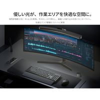 JAPANNEXT 湾曲LEDモニターライト JN-ML-R450R 1個