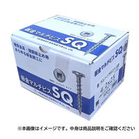 山喜産業 板金マルチビスSQ 鉄ラスパートゼロステン頭部ブラウン4.2×32 板金外装金具 2612221194232 1箱(450本入)（直送品）