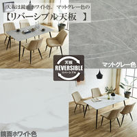 【軒先渡し】後藤家具物産 ダイニングテーブル 天板リバーシブル 幅1200×奥行800×高さ735mm DT-MYT-120 1台（直送品）