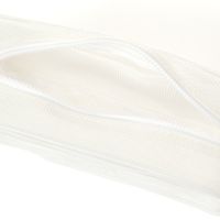 CLEARMESHハンドルポーチ ホワイト LAKOLE/ラコレ