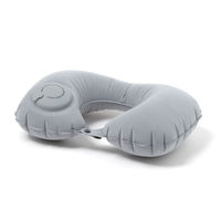 TRAVEL ポンプ式ネックピロー グレー LAKOLE/ラコレ