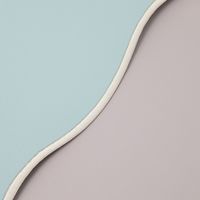 FLOWERダイカットランチョンマット ブルー×パープル LAKOLE/ラコレ