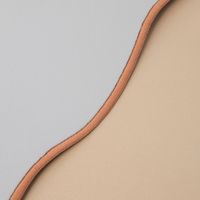 FLOWERダイカットランチョンマット グレー×ゴールド LAKOLE/ラコレ