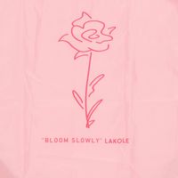 FLOWERポーチ付きエコバッグ ピンク LAKOLE/ラコレ