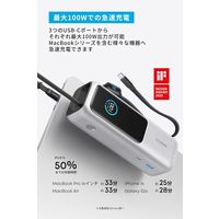 Anker Power Bank(25000mAh BuiltーIn&巻取り式USBーC) A1695N41 1本