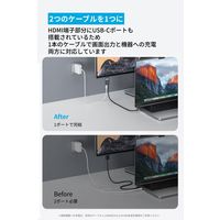 Anker Nano USBーC & HDMI ケーブル(4K 140W)1.8m A87E1012 1本