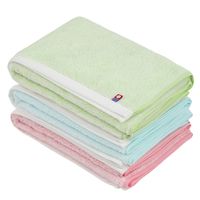 田中産業 今治製 シャーリングタオル フェイスタオル ライトピンク 1セット（3枚）