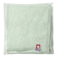 田中産業 今治製 タオルハンカチ グリーン 1セット(10枚)