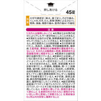 ベンザブロックSプレミアムDX錠 45錠 アリナミン製薬 風邪薬 鼻水 鼻づまり のどの痛み くしゃみ せき たん【指定第2類医薬品】