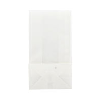 NF窓付耐油角底袋 No.4 白無地 1袋（100枚入）