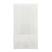 NF窓付耐油角底袋 No.6 白無地 1箱（1000枚：100枚入×10袋）