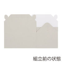 手提ケーキ箱 ４～５個用 ナチュラルグレー  1箱（400枚：25枚入×16袋）