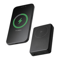 モバイルバッテリー 10000mAh 大容量 マグネット式 Qi2 ワイヤレス充電 EC-C38BK エレコム 1個