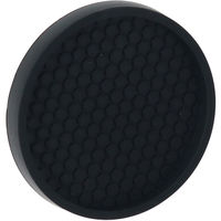 光 エッジ付吸盤防振ゴム バラ 黒77mm B-KQEG-76 1個（直送品）