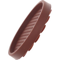 光 エッジ付吸盤防振ゴム茶 77mm 4枚入 KQEG-77 1セット(4個入)（直送品）