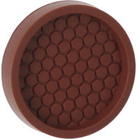 光 エッジ付吸盤防振ゴム バラ 茶51mm B-KQEG-53 1個（直送品）